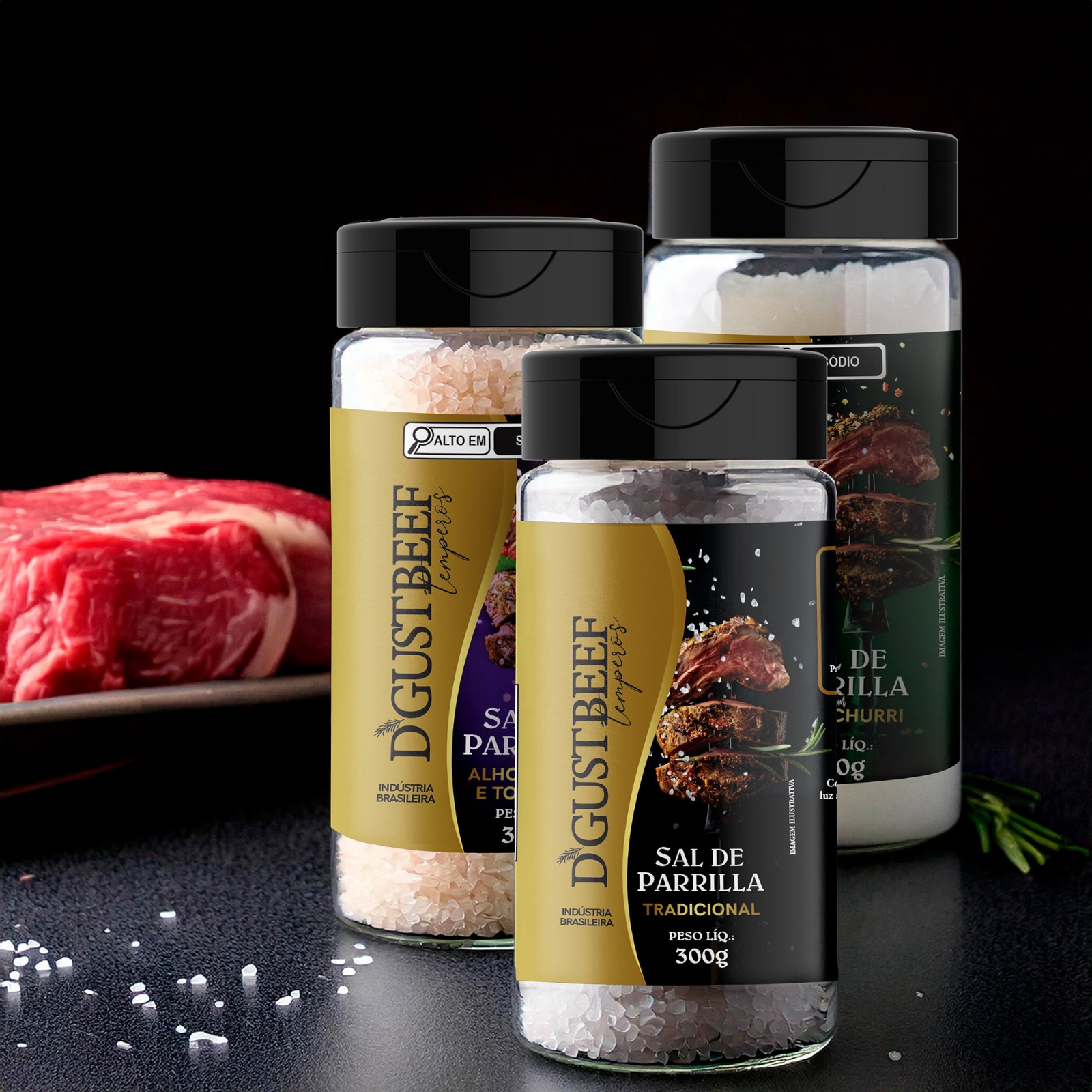 D'Gust Beef — Linha de Temperos